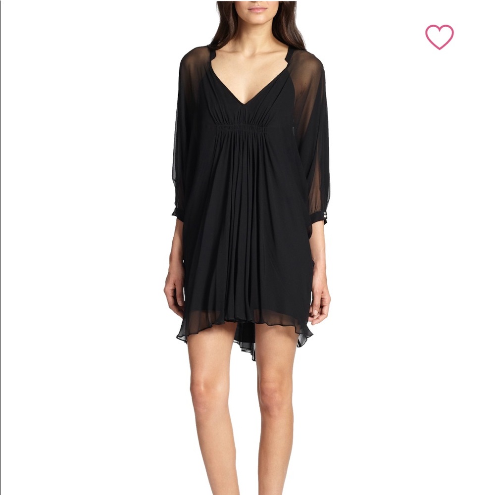 DVF Fleurette Midnight Blue Dress